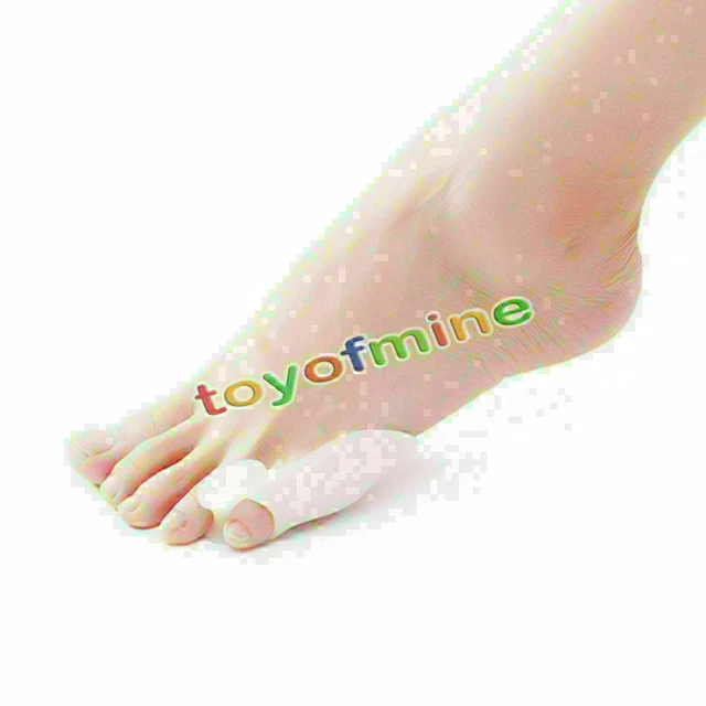 2 x Silicone Gel Little Toe Separator Straighteners Alignment Bunion Pain Relief