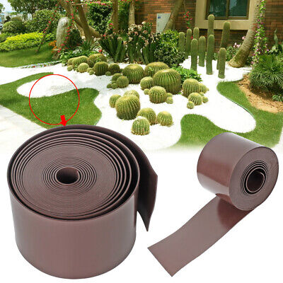 Braun Bordo Del Prato 10m 25m 50m Letto Bordo per Vasi Sfalcio Plastica Dura 2mm DHL 