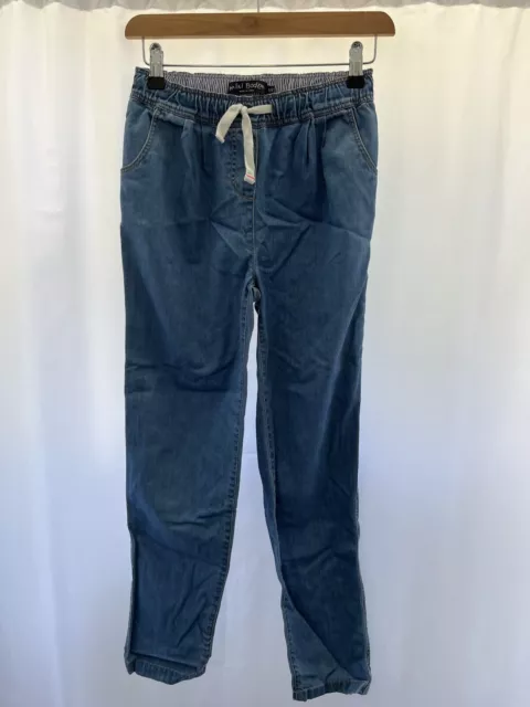 Jeans blu per bambini mini Boden taglia 11 anni cotone denim elastici per ragazze
