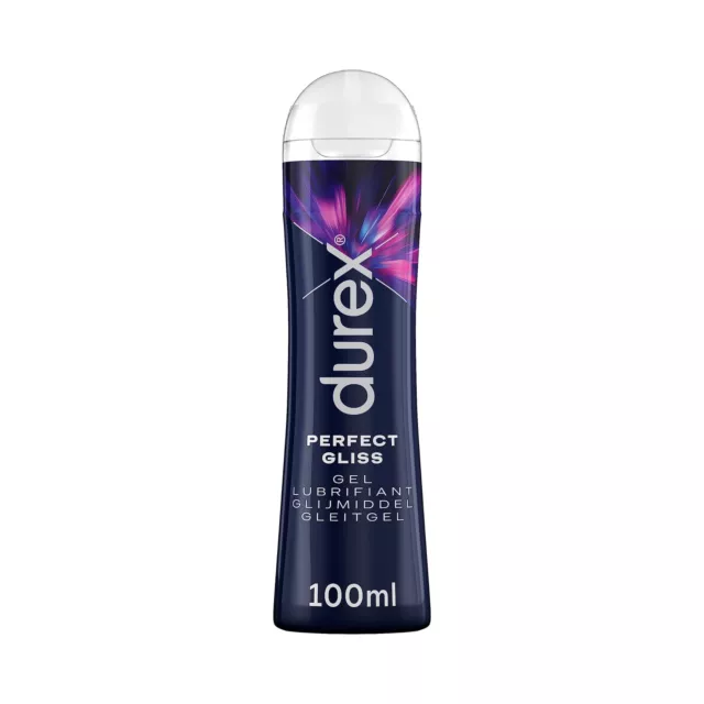 Durex Perfect Gliss Lubrifiant Sexuel Intime en Silicone, 100ml