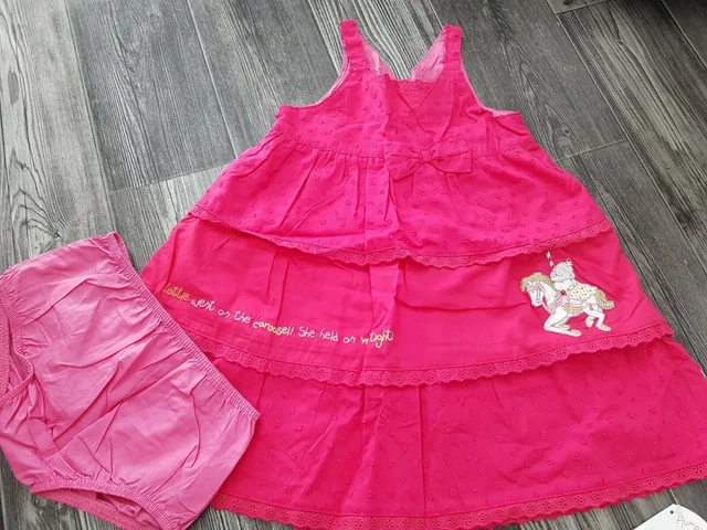 Bnwt Humphreys Corner Lottie Goes To Fair Dress & Knickers 6-9 Months Holiday