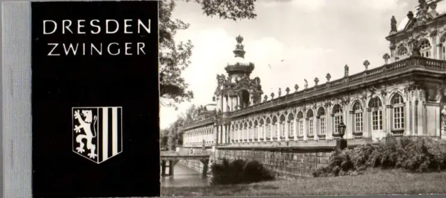 R217  Dresden. Zwinger. Heft mit 6 Ansichtskarten. Format: 22,5 x 10 cm.