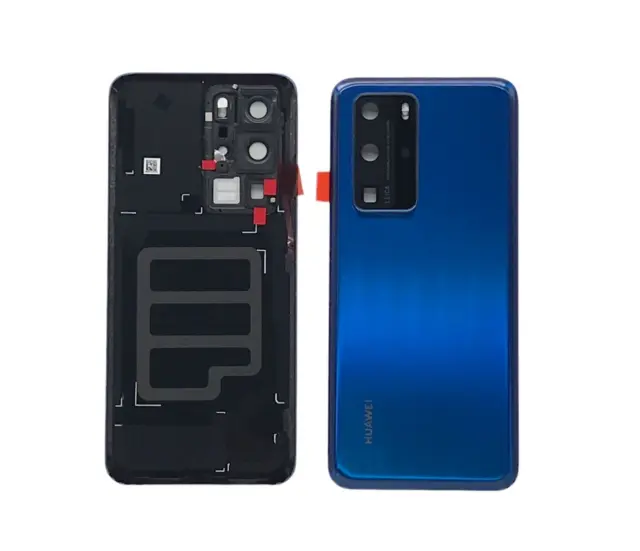 Tapa Trasera Completa Original Para Huawei P40 Pro Color Azul Envió 24Horas