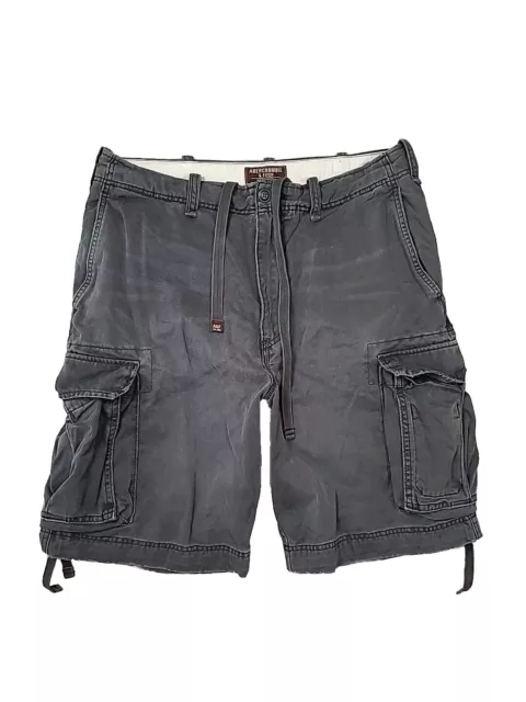 Pantalones cortos utilitarios de carga Abercrombie & Fitch para hombre combate multibolsillo militar W36