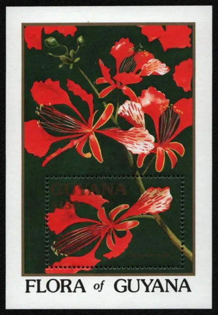 Guyana 1990 - Mi-Nr. Block 115 ** - MNH - Blüten / Blossoms
