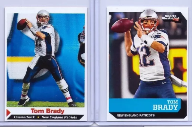 (3) Tom Brady SPORTS Illustrated Retro Rookie (3) Tarjeta Lote ! 5X Súper Cuenco 2