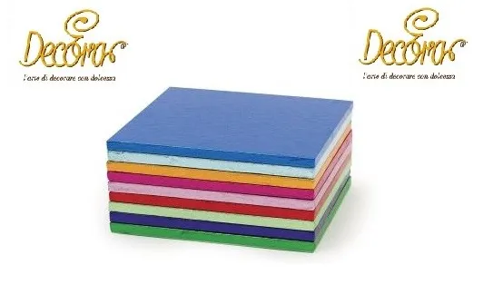 Sottotorta Quadrato Decora Cakeboard Vari Colori Cartone Diametro 40 Cm Vassoio