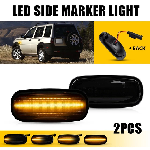 SMOKED SIDE INDICATORS for Land Rover Defender/Discovery Td5 XGB100310 ...