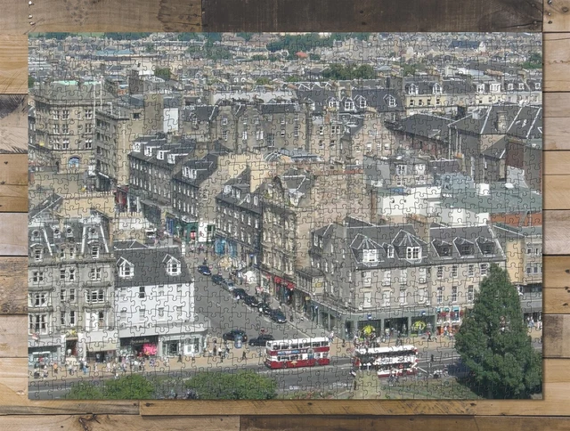 1000 piece puzzle for adults: Edinburgh Scotland Landscape City
