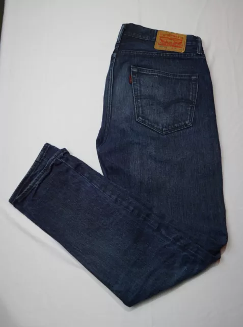 Levis 501 CT Customized & Tapered Jeans 32x32 Button Fly Dark Wash Mid Rise Mens