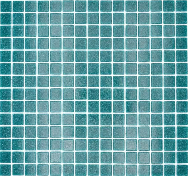 Mosaico de Vidrio Azulejos Con Spots Verde Oscuro Turquesa 200-a67 _ P