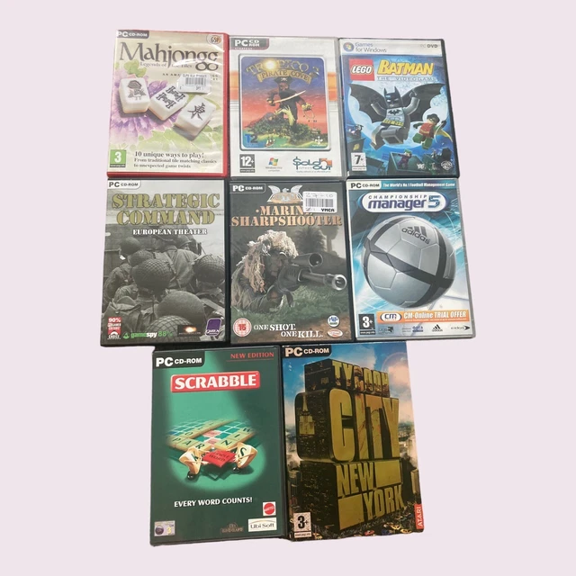 pc games bundle games Cd ROM Lot 1