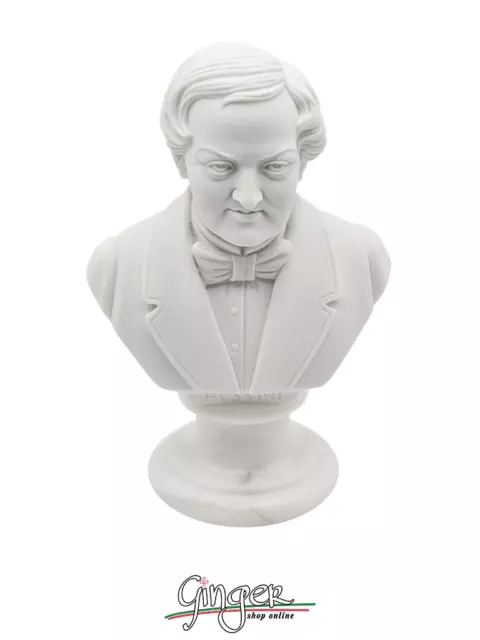 Statue: Busto di G. Rossini - Bust of Gioacchino Rossini (Made in Italy) 15 cm