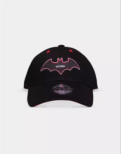 Dc Comics Batman Dark Knight Bat Symbol Black Snapback Baseball Cap