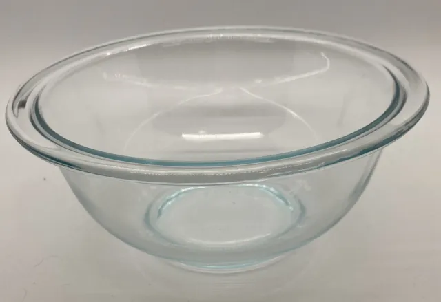 Vintage Pyrex Clear Glass 1 QT Mixing Bowl # 322 ~ 7" Nesting Bowl
