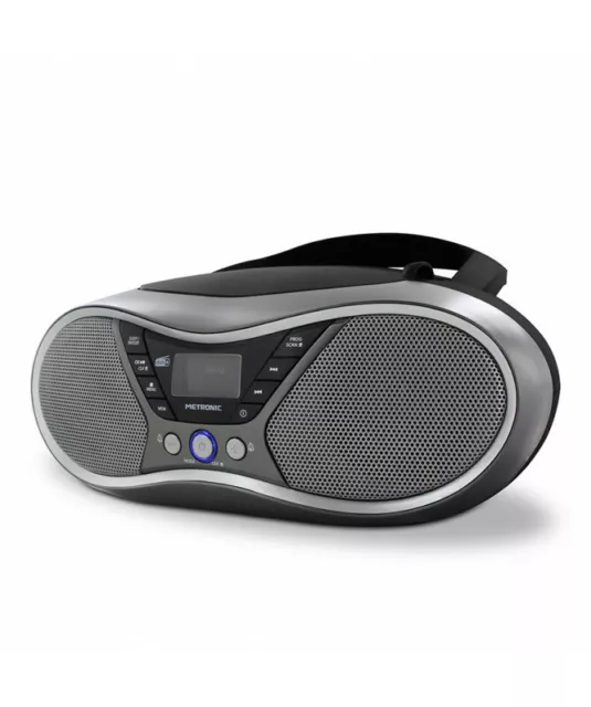 METRONIC 477171 Lettore CD MP3 con radio DAB e FM RDS