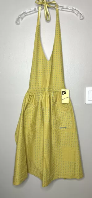 NWT Vintage Dead Stock Pierre Cardin Bib Apron