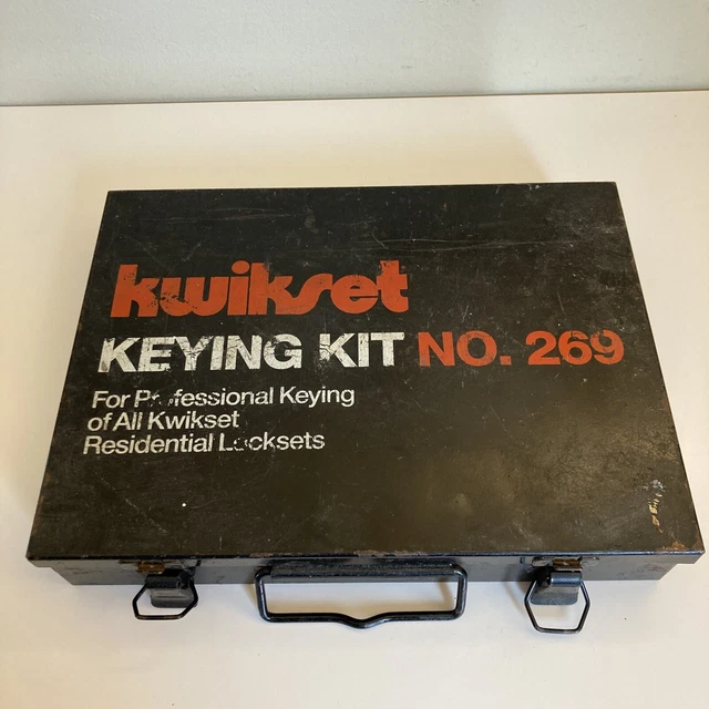 Kwikset No. 269 Professional Keying of all Kwikset Residential Locksets