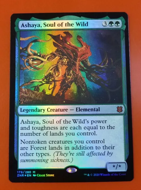 1x Ashaya, Soul of the Wild | FOIL | Zendikar Rising | MTG Magic Cards