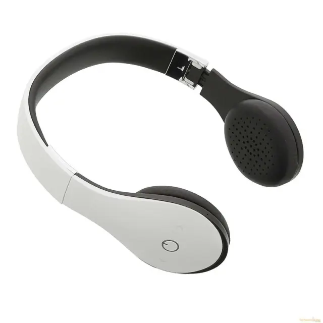 Sweex On Ear Bluetooth faltbare Kopfhörer + integriertes Mikrofon weiß (UK) BRANDNEU IN VERPACKUNG 2