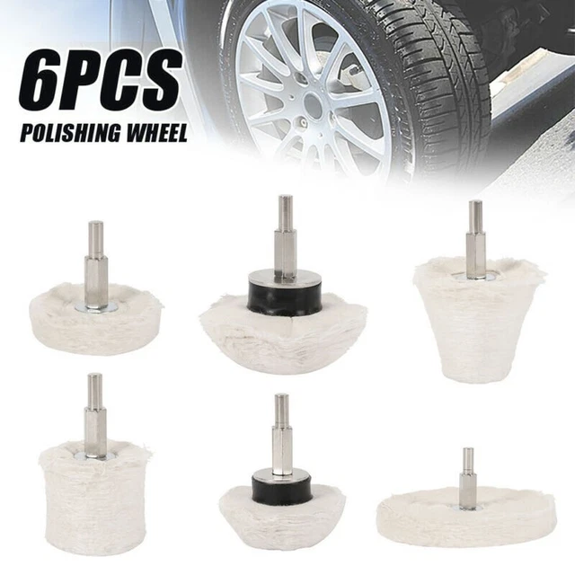 BomDog Roue De Polissage 200 Mm 8'' En Coton Airway - Alésage 20 Mm Pour Outils De Meulage Et Polissage