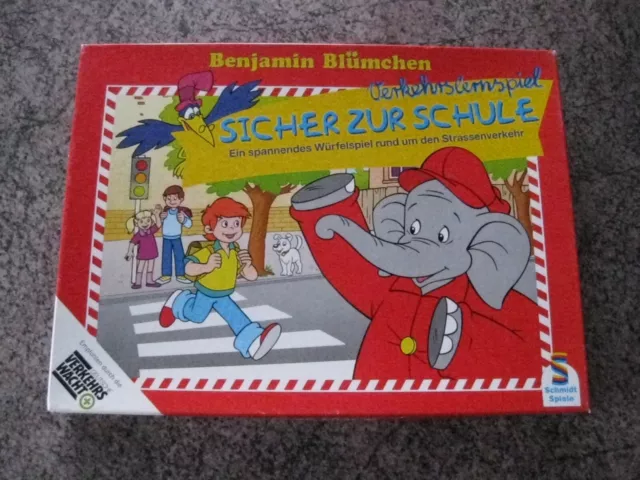 Schmidt Spiele Benjamin Blümchen Verkehrsspiel Sicher zur Schule