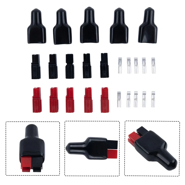 Lot De 5 Paires Connecteurs XT60 Haut Courant - Prise Or, Pour Drones, Modèles RC, Batterie 60A Max