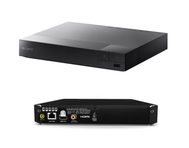 Sony BDP-S6500 Smart 3D 4K Upscaling Blu-ray DVD Player WiFi USB HDMI Netflix