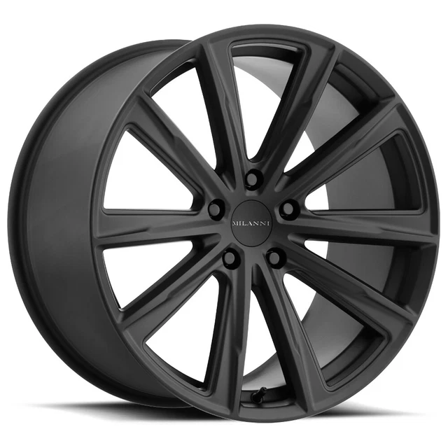 Vision 471 Splinter 18x8.5 5x120 +38mm Satin Black Wheel Rim 18" Inch
