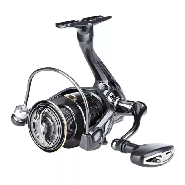 DEUKIO moulinet de pêche 3 + 1 BB roue rotative en métal traînée Max 15 kg...