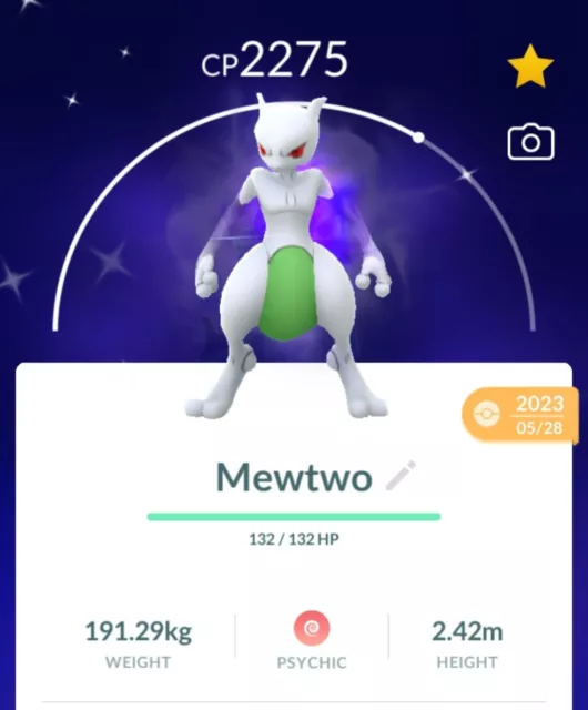 POKEMON SHADOW MEWTWO Raids🌟Shiny / 100 IV🌟 20 Raids 20.00 PicClick