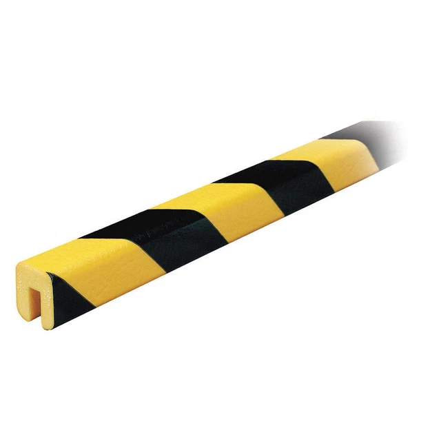 KNUFFI 60-6762 Edge Guard,Square,Black/Yellow