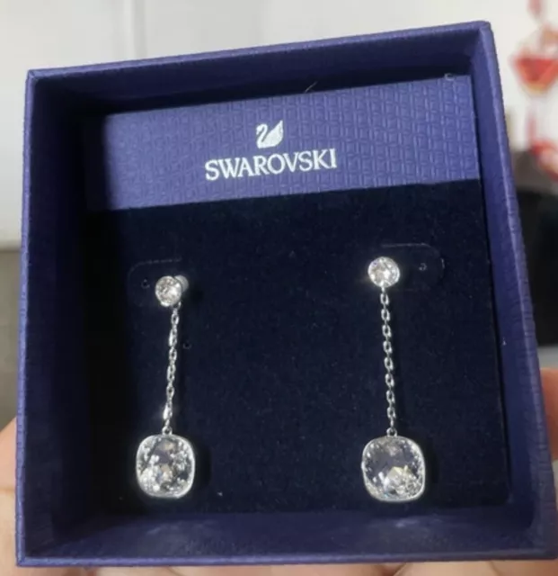 genuine swarovski earrings new in box