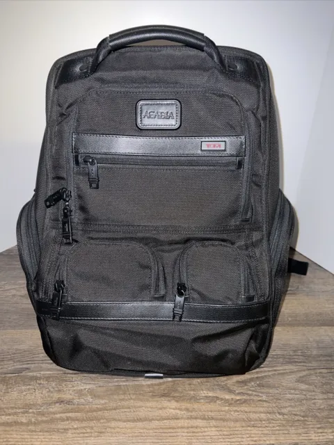 TUMI - Alpha 2 Compact Laptop Brief Pack 15 Inch Computer Backpack Unisex Black