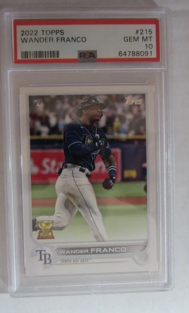 2022 Topps Series 1 Wander Franco RC Rookie #215 PSA 10 Gem Mint