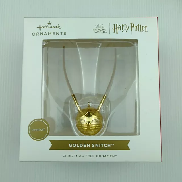 Hallmark Ornaments Golden Snitch Christmas Tree Bauble Decoration Harry Potter