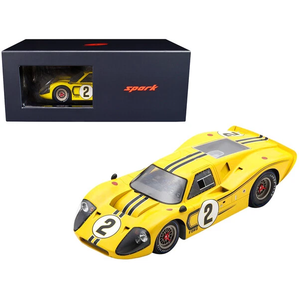 Ford GT40 MK IV #2 Bruce McLaren - Mark Donohue "24 Hours of Le Mans" (1967) ...