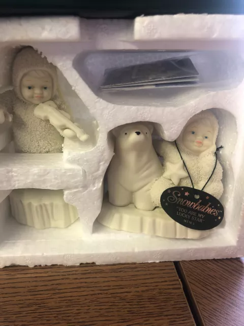 Dept 56:  Snowbabies 1996 YOU ARE MY LUCKY STAR #68814 New in Box 2