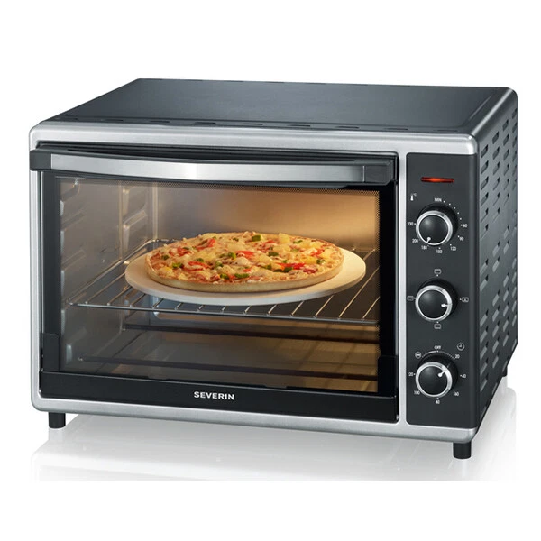 severin four chaleur tournante 42l 1800w + tourne-broches to2058
