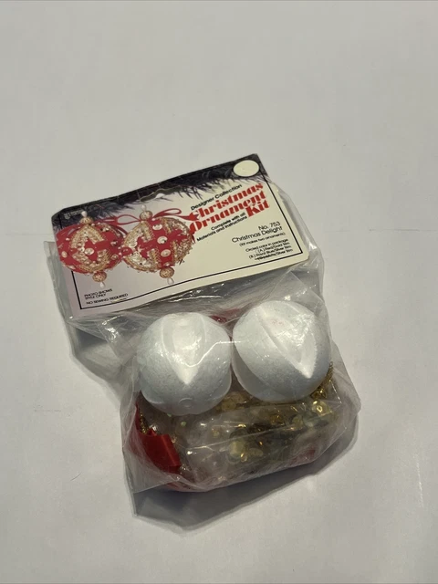 Kit de adorno de Navidad de Colección de Diseñadores delicia navideña 753 oro rojo