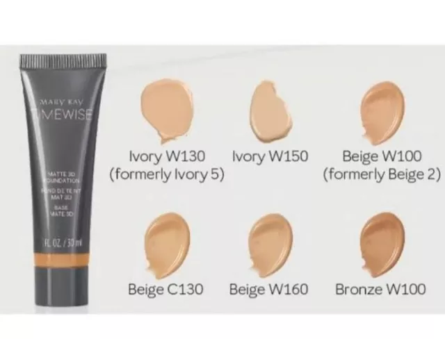 Mary Kay TimeWise Luminous 3D Foundation Beige W 100 ~ 12 Hr Weightless Coverage