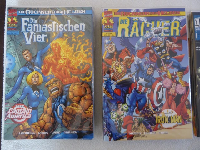 Marvel Inhumans 1-4, Die Rächer 1-10, Die Fantastischen Vier 1-10