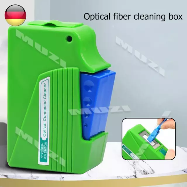 Optic Fiber End Face Cleaning Box Wiping Tools Pigtail Fiber Optical Connector -