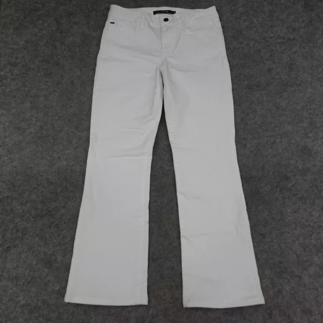 Joes Jeans Womens 28 White Denim Honey Straight Pants Booty Fit Bootcut