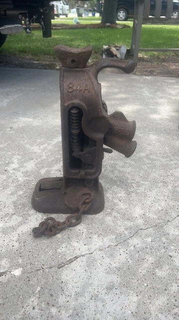 VINTAGE DUFF MFG Co. Simplex Barrett Jack 5-ton Railroad Jack $50.00