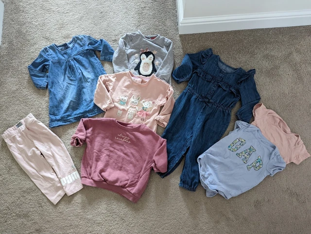 Girls clothes bundle Gap next Puma monsoon 8 items 6-12 months