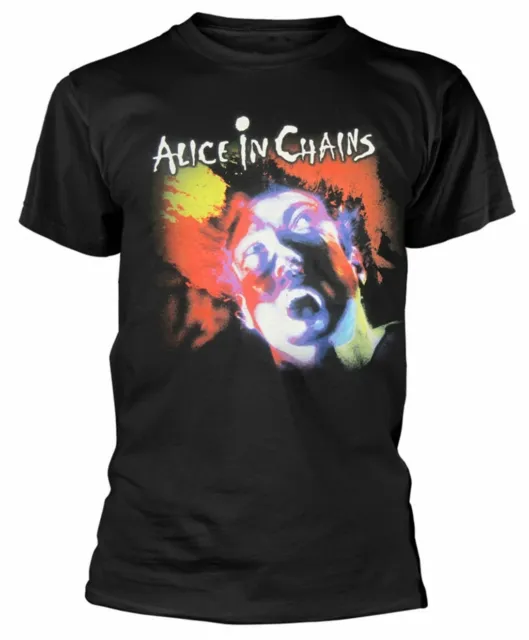 T-shirt ufficiale Alice In Chains copertina album lifting nero uomo metal rock nuova