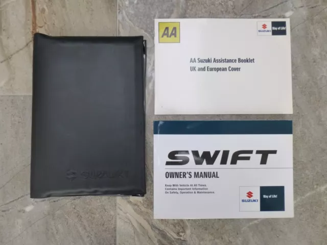 Suzuki Swift Owners manual handbook pack (2008 print)