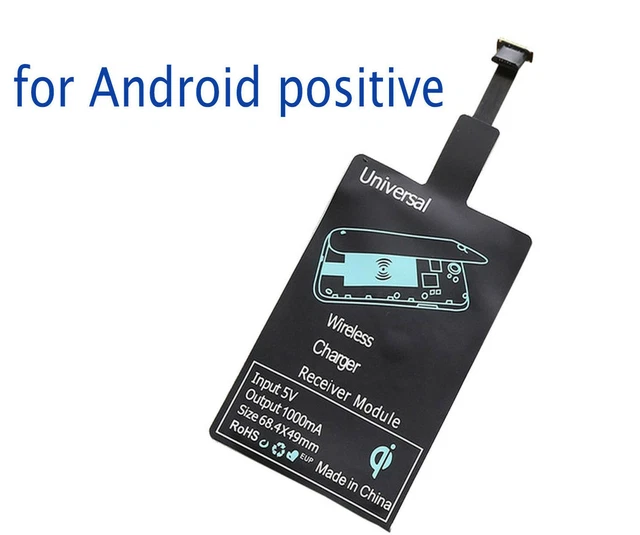 Ricevitore Wireless Qi 1000mAh Modulo Ricarica Wireless Qi - Adattatore Da Micro USB O Type C, 1000mAh, Per Dispositivi Compatibili Ricevitore Qi Per Tipo C - Foto 9