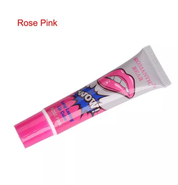 romantic bear long lasting lip Color Rose pink permanent Lippenstift